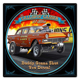 1957 Ford Gasser Vintage Sign Metal Sign