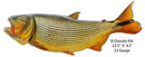 El Dorado Fish Laser Cut Out Metal Sign 23.5×9.3