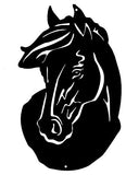Horse Laser Cut Out Silhouette Wall Decor Metal Sign 13.5×19