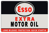 ArtFuzz Extra Large Esso Extra Gas and Motor Oil Sign 18?x30? .040 Alum Reproduction