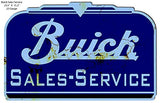 Buick Sales Service Car Dealer Reproduction Metal Cut Out 23.5?x15.2?