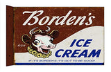 ArtFuzz Borden Ice Cream Nostalgic Reproduction 22g Metal 12 x 18 Flange Sign