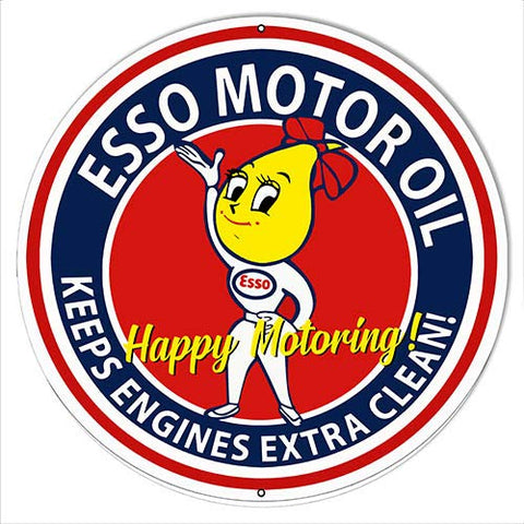 Esso Motor Oil Reproduction Metal Sign