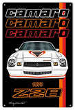 Camaro Z28 1979 Series Garage Art Metal Sign By Rudy Edwards 18×30