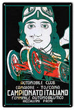 Italiano Automobile Club Reproduction Garage Art Metal Sign 12×18
