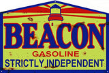 Beacon Motor Oil Reproduction Garage Shop gasoline Metal Sign 18x30