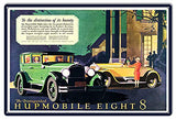 Hupmobile Eight Car Reproduction Garage Shop Metal Sign 12×18