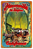 ArtFuzz Placerville Old Hangtown 18?x30?.040 Alum Stage Coach & Bell Tower