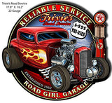 Hot Rod Garage Art Metal Sign By Steve McDonald 16.2×17.8