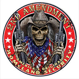 Homeland Security Wall Art Metal Sign By Steve McDonald 18×18