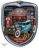 Historic 66 Hot Rod Garage Cut Out Sign By Steve McDonald 15.5×19.5