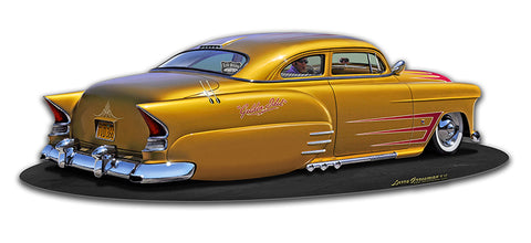 1950 Lead Sled Metal Sign