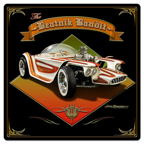 1961 Beatnik Bandit Metal Sign