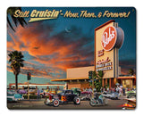 1966 Cruisin Bobs Vintage Sign Metal Sign