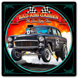 1955 Bad-Ass Gasser Vintage Sign Metal Sign