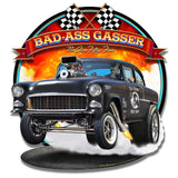 1955 Bad-Ass Gasser Vintage Sign Metal Sign