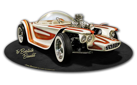 1961 BEATNIK BANDIT Vintage Sign Metal Sign