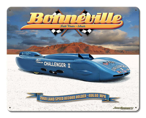 1960 Challenger 1 Vintage Sign Metal Sign