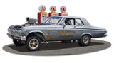 1964 Plymouth Gasser Cutout Vintage Sign Metal Sign