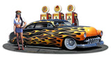 1949 Merc Kustom Fill-up Vintage Sign Metal Sign