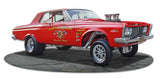 1963 Plymouth Gasser Vintage Sign Metal Sign