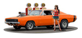 1969 Dodge Charger Fill-up WG Vintage Sign Metal Sign