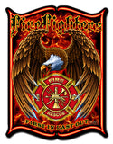 Firefighters Vintage Sign Metal Sign