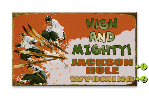 High and Mighty Metal 18x30