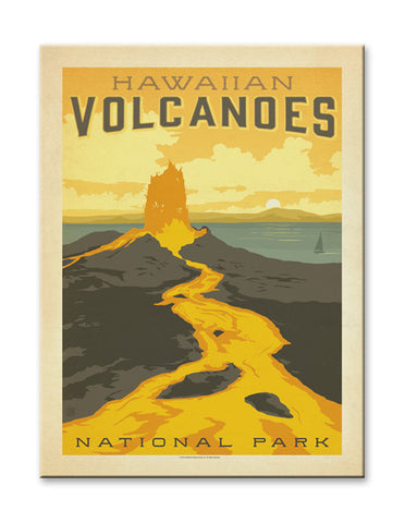 Hawaiian Volcanoes National Park Wood 23x31