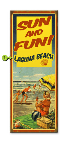 Sun and Fun Metal 17x44