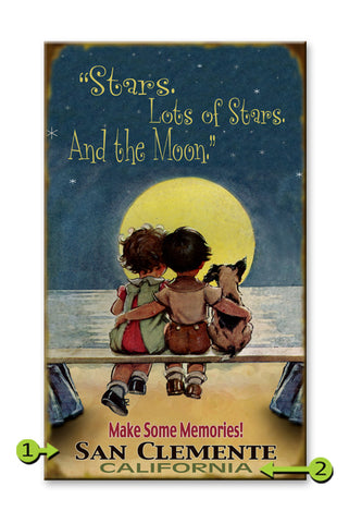 Make Some Memories (Ocean) Wood 18x30
