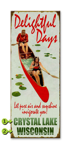 Delightful Days Metal 17x44