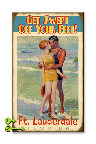 Swept off your Feet Wood 18x30