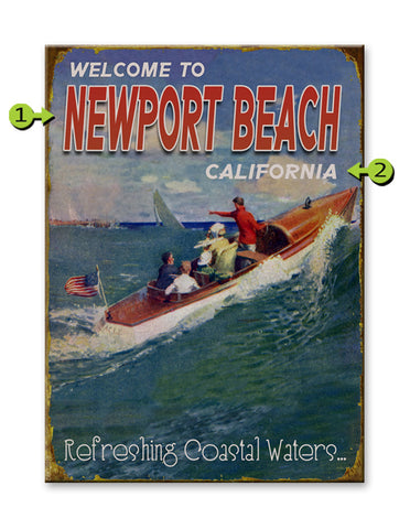 Refreshing Coastal Waters Metal 23x31