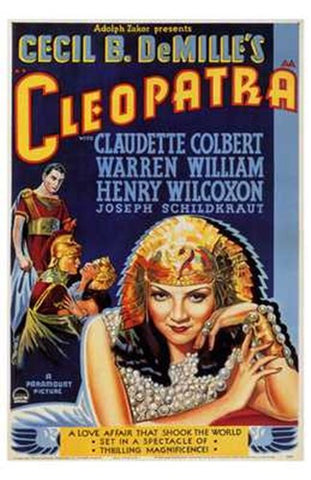 Cleopatra Movie Poster Print