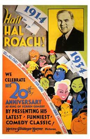 Hail Hal Roach Movie Poster Print