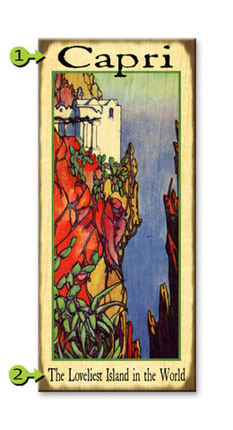 Carpi, Home on a Cliff Metal 17x44