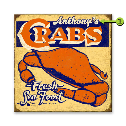 Crabs Metal 28x28