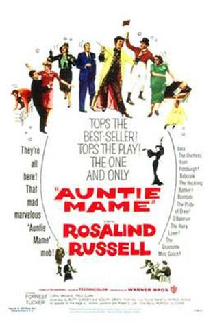 Auntie Mame Movie Poster Print