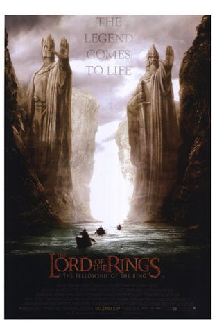 Lord of the Rings: Fellowship of the Ring Movie Poster Print