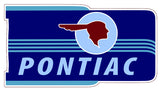 General Motors GMP-8 46" Pontiac Cutout sign