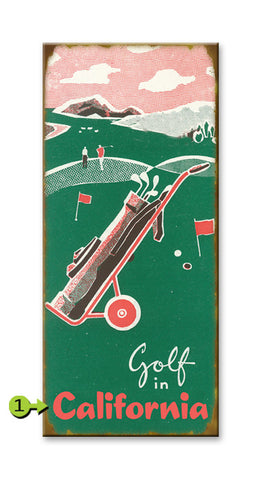 Golf Bag Metal 10.5x24