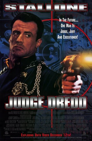 Judge Dredd Movie Poster Print