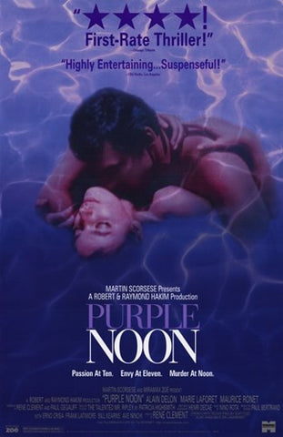 Purple Noon Movie Poster Print