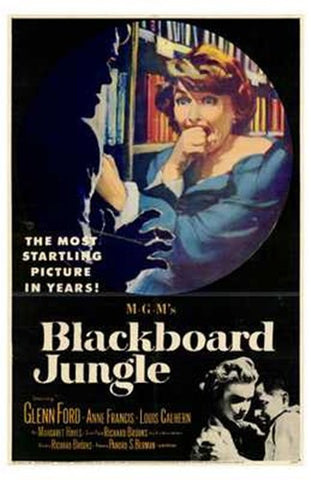 Blackboard Jungle Movie Poster Print