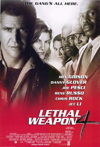 Lethal Weapon 4 Movie Poster Print