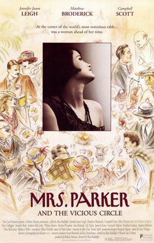 Mrs Parker and the Vicious Circle Movie Poster Print