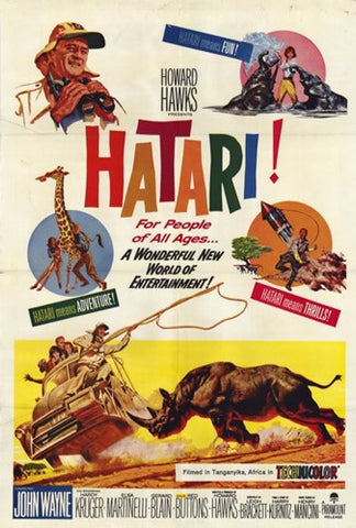 Hatari Movie Poster Print