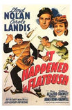 it Happened in Flatbush Movie Poster Print