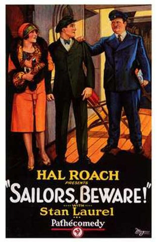 Sailors Beware! Movie Poster Print
